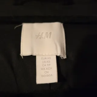 Americana oversize lino negra T.XS