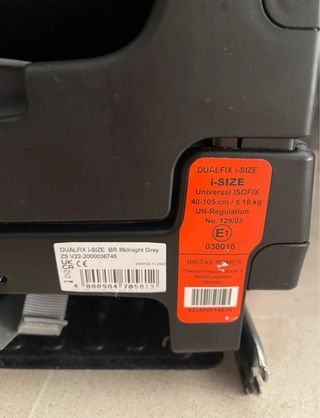 Britax Romer Dualfix I-size Silla Coche