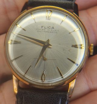 Reloj Mecánico Flica Venus 180 Oro