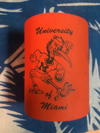 Soporte lata/bebida Naranja University of Miami