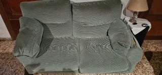 Sofá 2 y 3 plazas verde