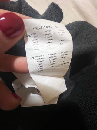 Maglione grigio scuro scollo a V