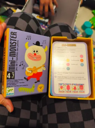 Juego de cartas Mini-Monster Djeco