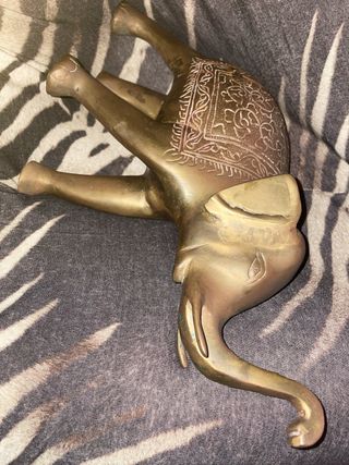 Figura Elefante Bronce Decorativo