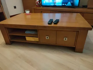 Mesa de centro madera 120x70x35