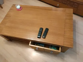 Mesa de centro madera 120x70x35