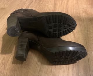 Botines Estefania Marco Marrones