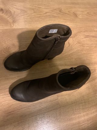 Botines Estefania Marco Marrones