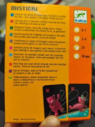 Juego de cartas Mistigri Djeco