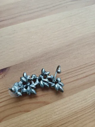 Pendientes de plata con perlas y cristales