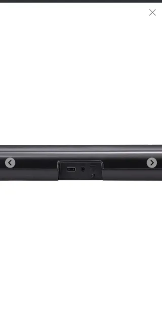 Barra Sonido LG 2.1 160W Negra