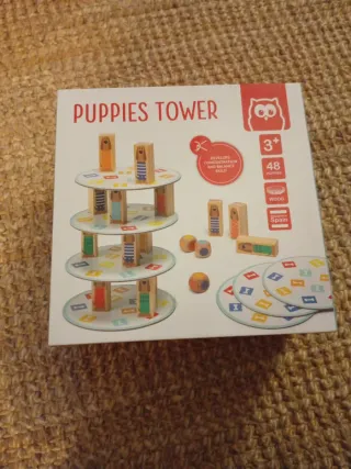 Juego de mesa infantil Puppies Tower