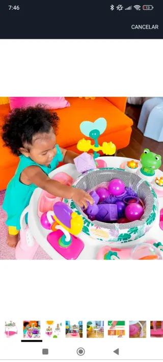 Saltador y trampolín para bebé