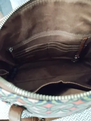 Bolso Fossil estampado geométrico