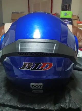 Casco integral azul BLD