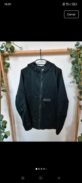 Sudadera Nike Negra con Capucha