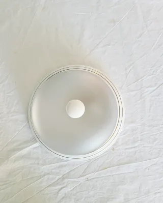 Lámpara de techo moderna gris y blanca