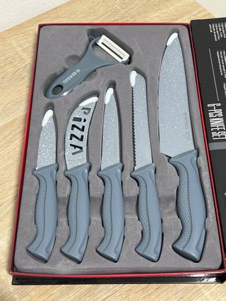 Set 6 Cuchillos Herzog Acero Inox