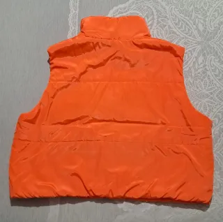 Chaleco acolchado naranja talla 3XL
