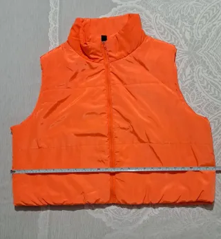 Chaleco acolchado naranja talla 3XL
