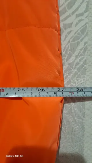 Chaleco acolchado naranja talla 3XL