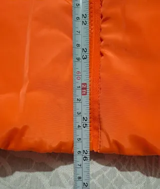 Chaleco acolchado naranja talla 3XL