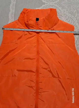 Chaleco acolchado naranja talla 3XL