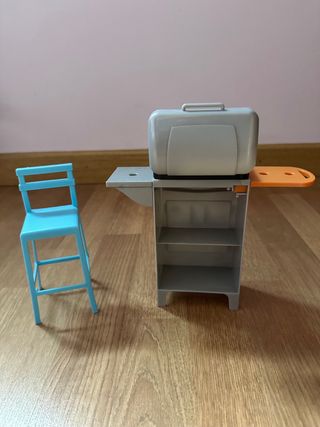 Barbacoa Barbie con accesorios