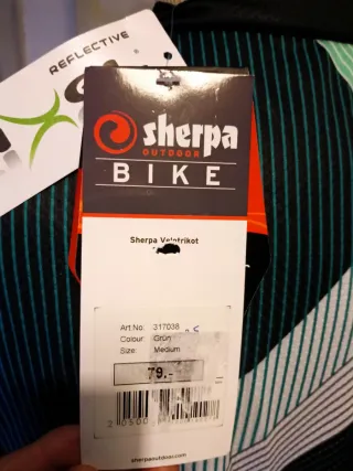 Maillot Ciclismo Sherpa Manga Corta, reflectante M