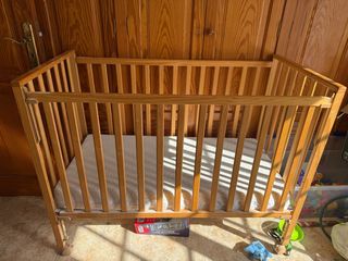 Cuna colecho madera 2 alturas barra abatible