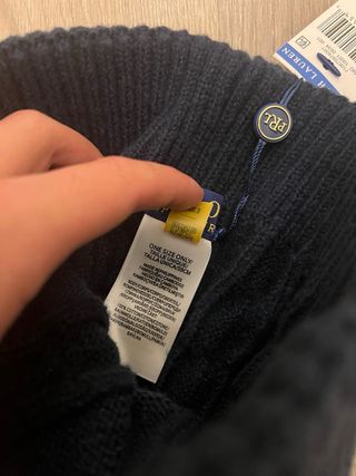 Gorro Polo Ralph Lauren Azul Marino Nuevo