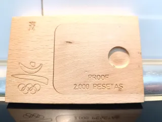 Moneda 2000 Ptas PROFF Olimpiadas Barcelona 1992