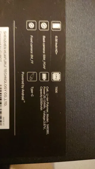 Cubot Note 21 Negro 12gb Ram 128 rom