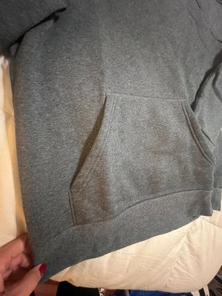 Felpa Adidas Grigia con Cappuccio