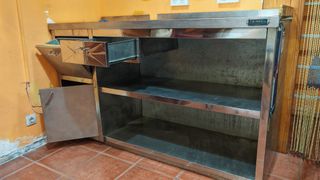 Mueble Acero Inoxidable Cafetería
