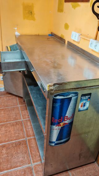 Mueble Acero Inoxidable Cafetería