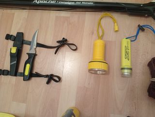 Lote equipo pesca submarina