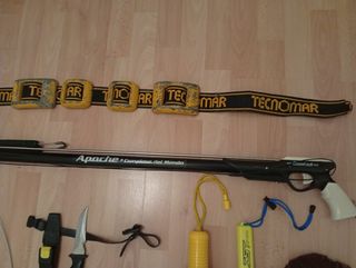 Lote equipo pesca submarina