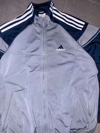 Chaqueta Adidas 90s Gris/Azul Talla S