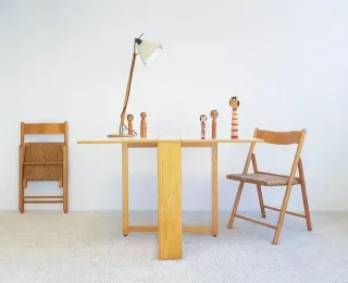 Mesa de formica y haya HABITAT vintage