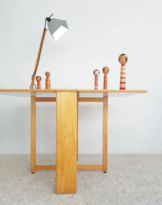 Mesa de formica y haya HABITAT vintage