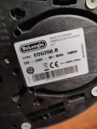 Cafetera Dolce Gusto DeLonghi