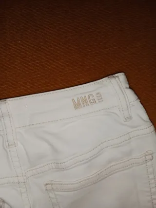 Pantalón Mango Beige Ancho