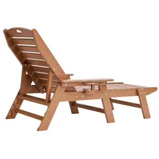 Sedia a Sdraio da Giardino Pieghevole Reclinabile