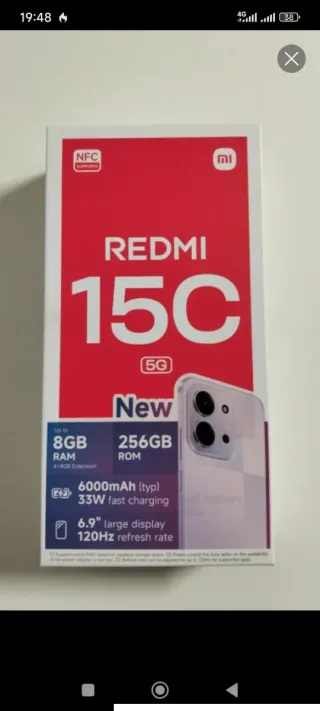Xiaomi Redmi 15C 256GB Nuevo Sin Abrir