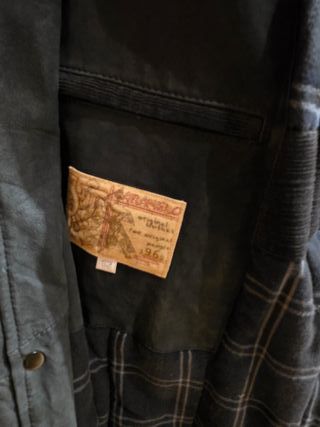 Chaquetón de piel de ante