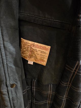 Chaquetón de piel de ante