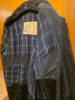 Chaquetón de piel de ante