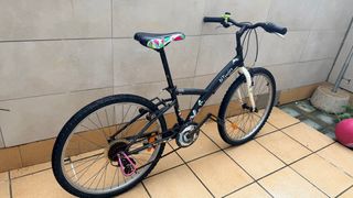 Bicicleta Rockrider BTWIN 24 Negra