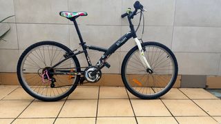 Bicicleta Rockrider BTWIN 24 Negra